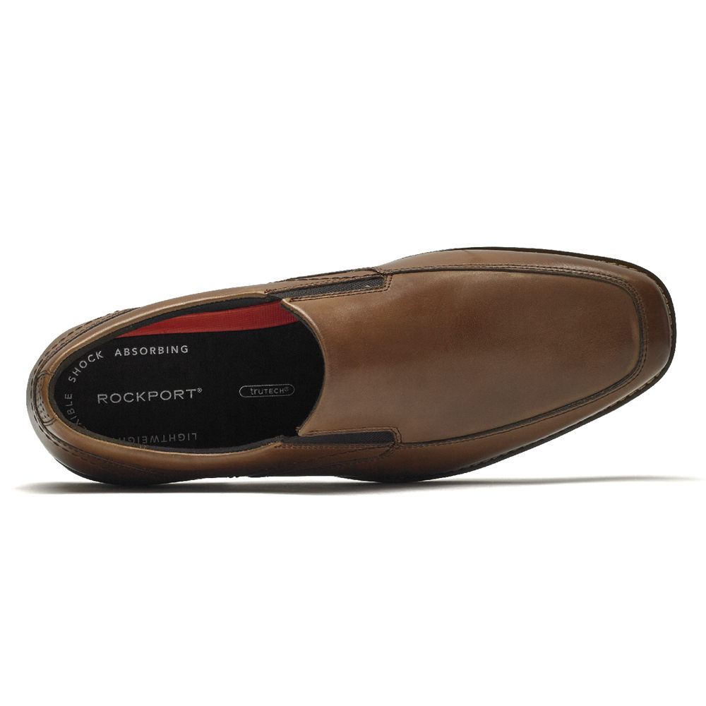 Rockport Mens Braylon - Slip-On Brown - VWL160872